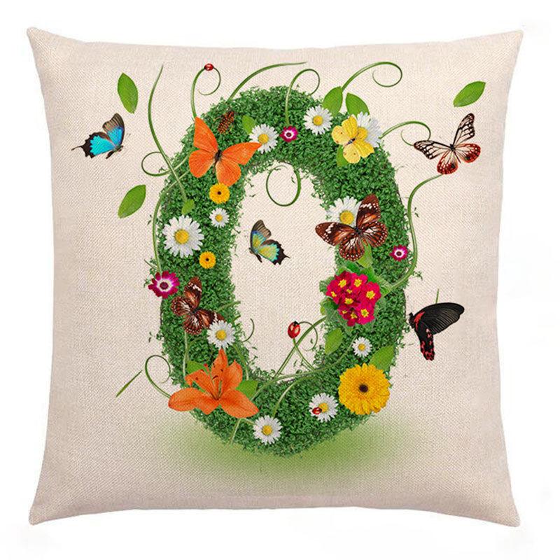 Neuer Kissenbezug Grün Kreativ Liebesbrief Kissen Liebe 26 Buchstaben Kissenbezug Sofakissenbezug