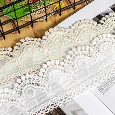 2 metry/šarže 8,5 cm široká Nová ve vodě rozpustná výšivka malý závěsný střapec bavlněná krajka DIY oblečení okraj sukně domácí textilie