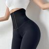 Leggings da Yoga in Nylon a Vita Alta con Controllo Pancia e Effetto Sollevamento Glutei