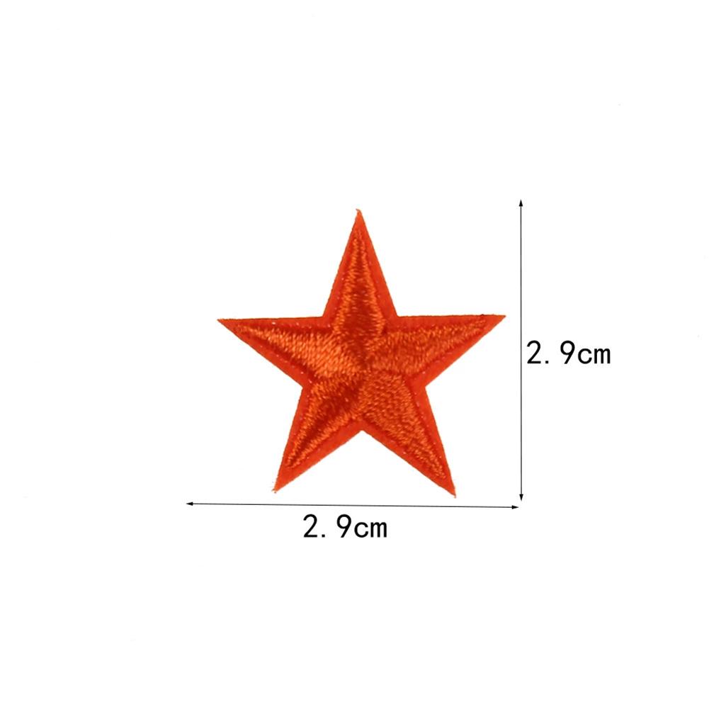 Repair Clothing Patch 10 Pcs Little Star Embroidered Iron On Patches Sew On Fabric Applique DIY Clothes Decoration