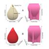 Water Drop Candle Mold for Candle Making Flower Pot Silicone Mold Aromatherapy Candles Mould for DIY Crafts Home Decor