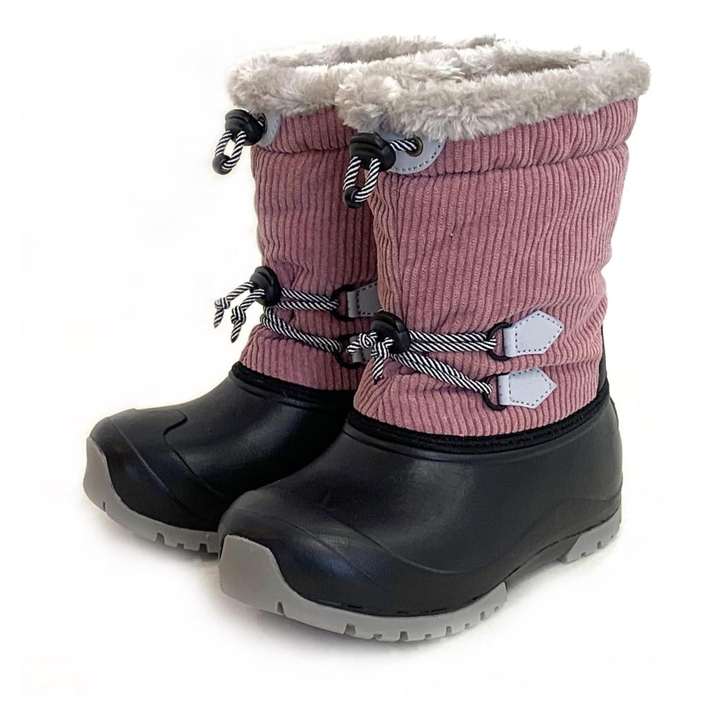 Pookies Snow Ultra and Fully Lined with Fleece Pink Sizes Kids' Boots, Lightweight, Waterproof, Cold-Weather, Lining, PK-WP201, G, 23cm-24cm