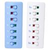 Curved-Back Reusable Pill Tracker Color-Coded Indicators Creative Pill Reminder Elderly Friendly Portable Medicine Tracker