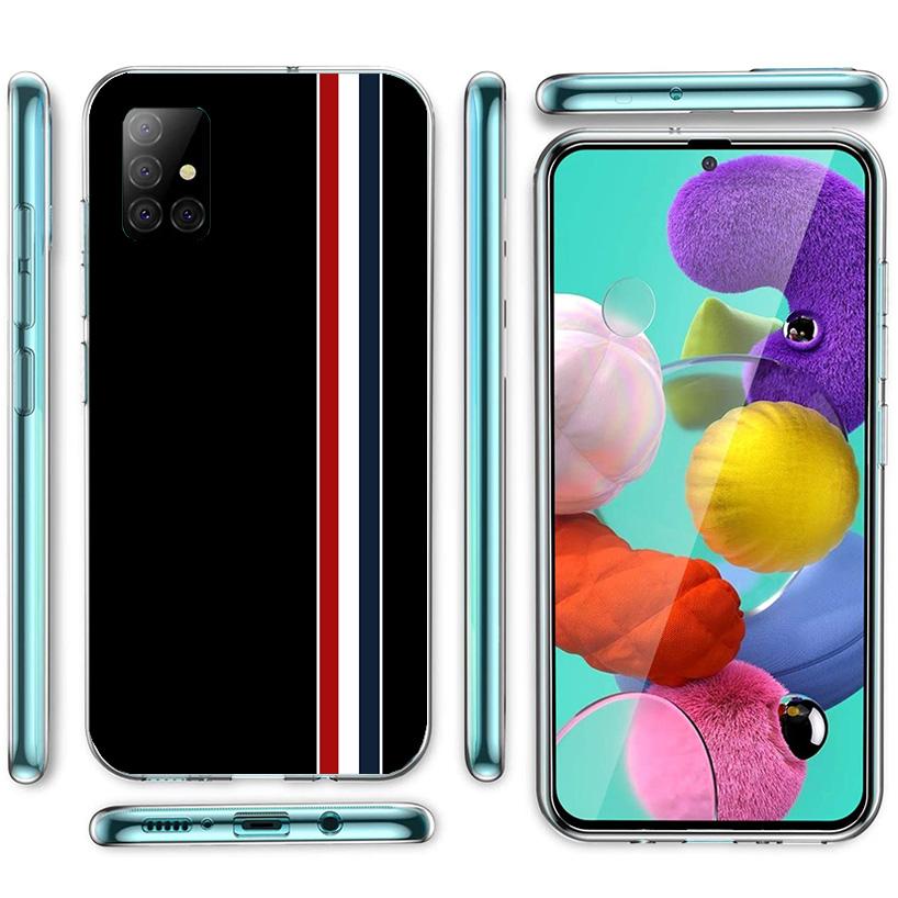 Luxus Sportlinie Coole Streifen Handyhülle Für Samsung Galaxy A52 A32 A22 A12 A51 A31 A50S A30S A20S A10S Note 20 Ultra 10 Plus