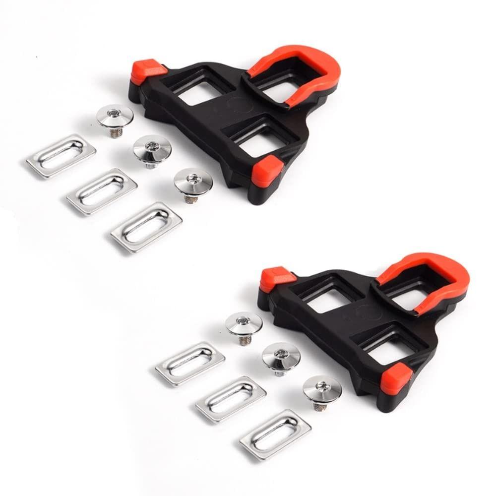 0/2/6 Degrees Cycling Shoes Cleat Pedals Plate Clip Bicycle Pedal Cleats  Cycling Shoes