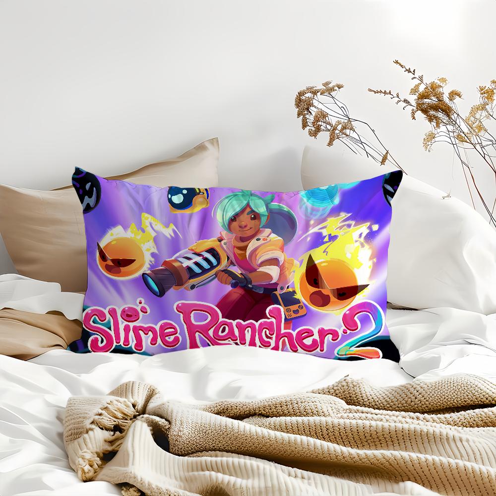 Game Slime Rancher 2 Pillow Case Cover Suitable For Livingroom Bedroom Sofa Home Decoration Cushion