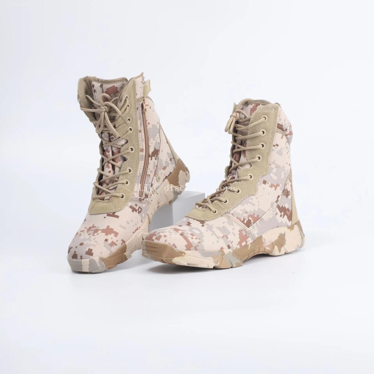 

Men s Boots Combat Shoes for Men Outdoor Sport Climb Mountains Botas Militares HombreWork shoe Training High Top Boots New 45
