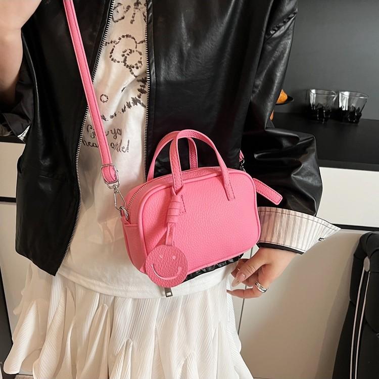 Popular fashion smiley face crossbody small bag women's 2025 spring new retro shoulder women's bag