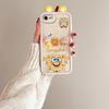 KEYSION Cute Ear 3D Cartoon Case for iPhone SE 2020 2022 with Bracelet Silicone Shockproof Phone Cover for iPhone 8 7 6s Plus