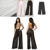 Women's Sexy Boho Mesh Sheer Pants Cover Up For Beach Pool Parties