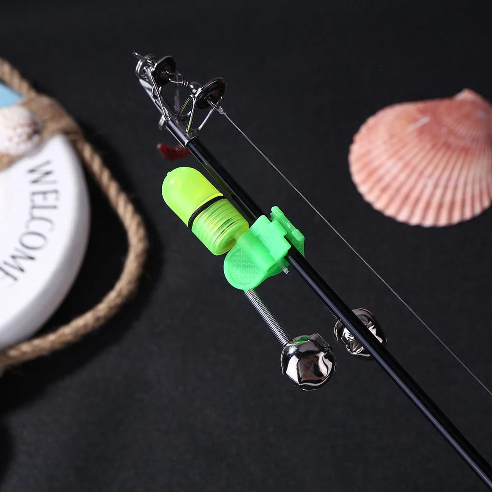 30pcs Night Fishing Rod Bait Alarm Bell With Dual Ring Bells Fishing Indicator Fish Bait Alarm Portable Fishing Accessories