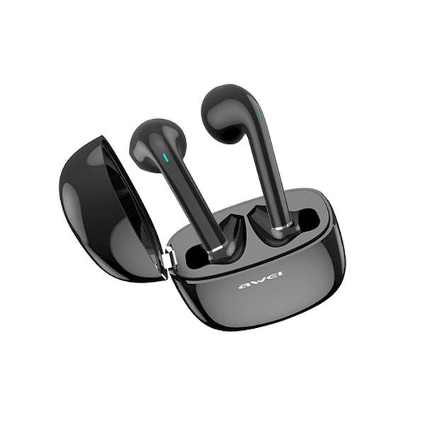 Słuchawki Bluetooth AWEI T28 TWS z stacją dokującą Czarne
