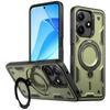 For Xiaomi Poco M6 Pro 5G/Redmi 12 5G (Global) Case Compatible with MagSafe Military Protection PC+TPU Kickstand Phone Cover