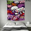 Modern Gloomy Bear Cartoon Pattern Home Decor Tapestry, Wall Hanging, Decorative RV Wall Cloth.XGT0914532