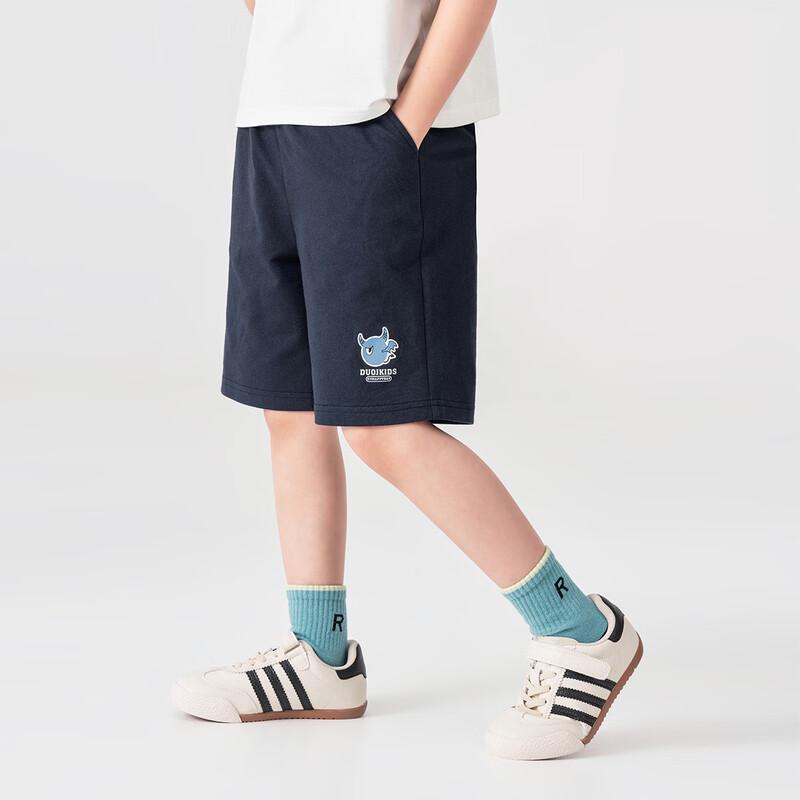 Duoduojia Boys  Cotton Casual Monster Print Sport Shorts 140