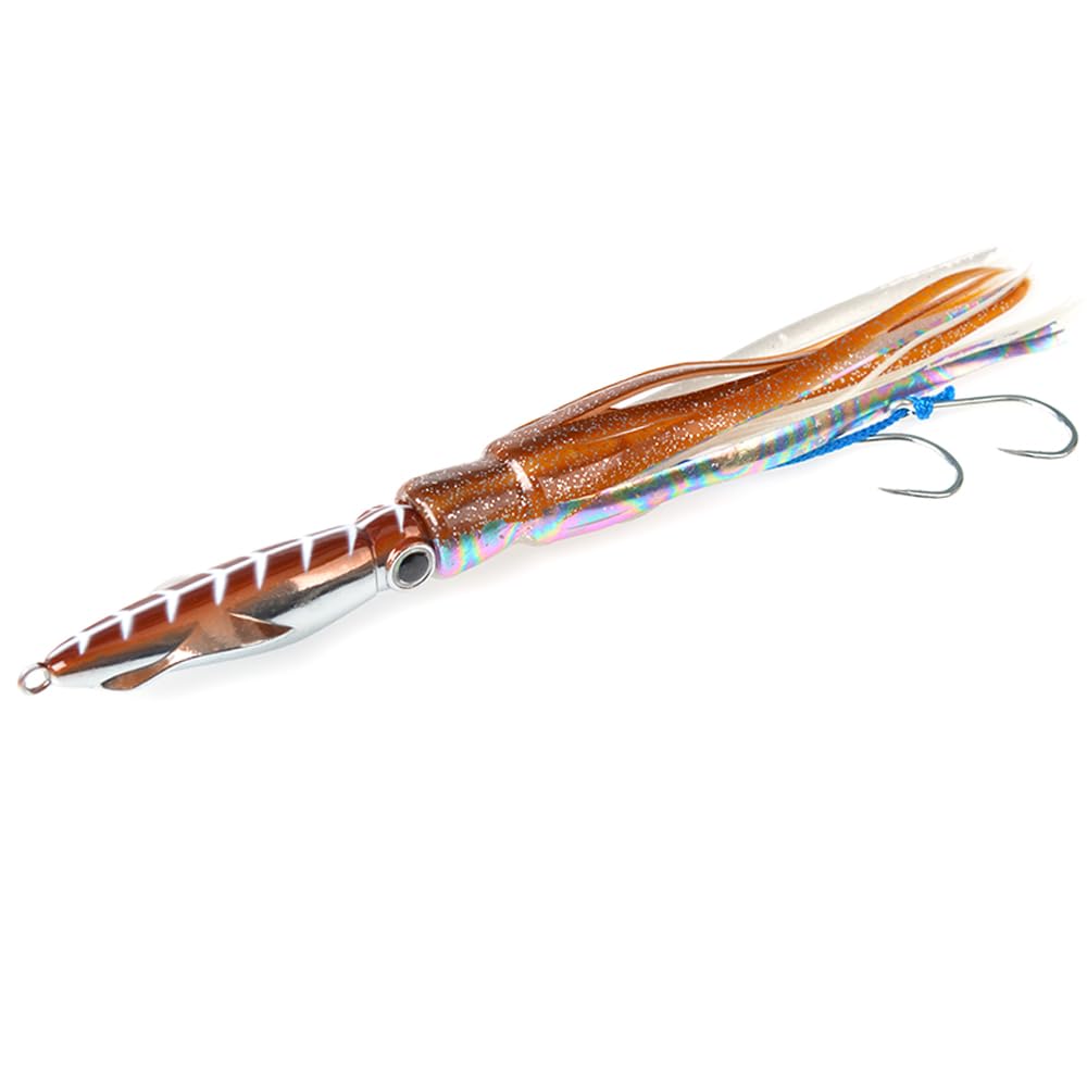 

Tolure Jiggling Lure 100g 3D Eyes Luminous Metal Body All 4 Colors, Tuna, Cod, Trolling - Metal Jig Lure