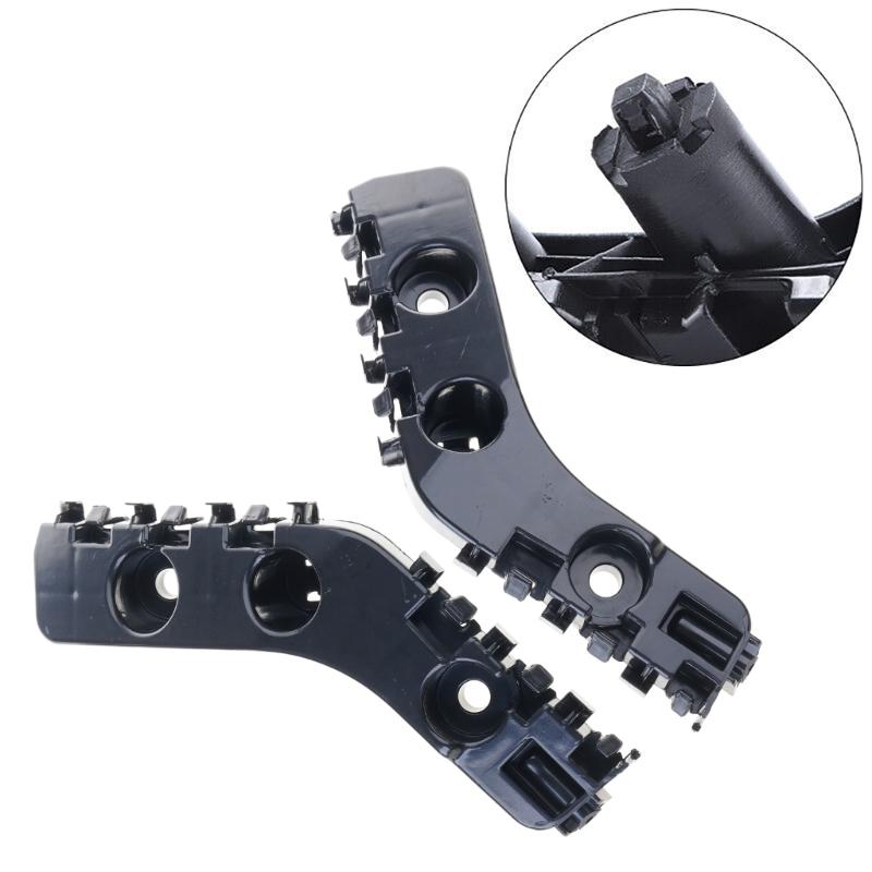 1 Pair Black Plastic Car Front Left & Right Bumper Bracket 55079229AD 55079228AD for 2011-2013