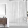 Shower Curtain Waterproof Plastic Clear Bath Curtains Bathroom Curtains Home Decoration with Hooks