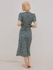 Hug Day Flower Button Long Dress