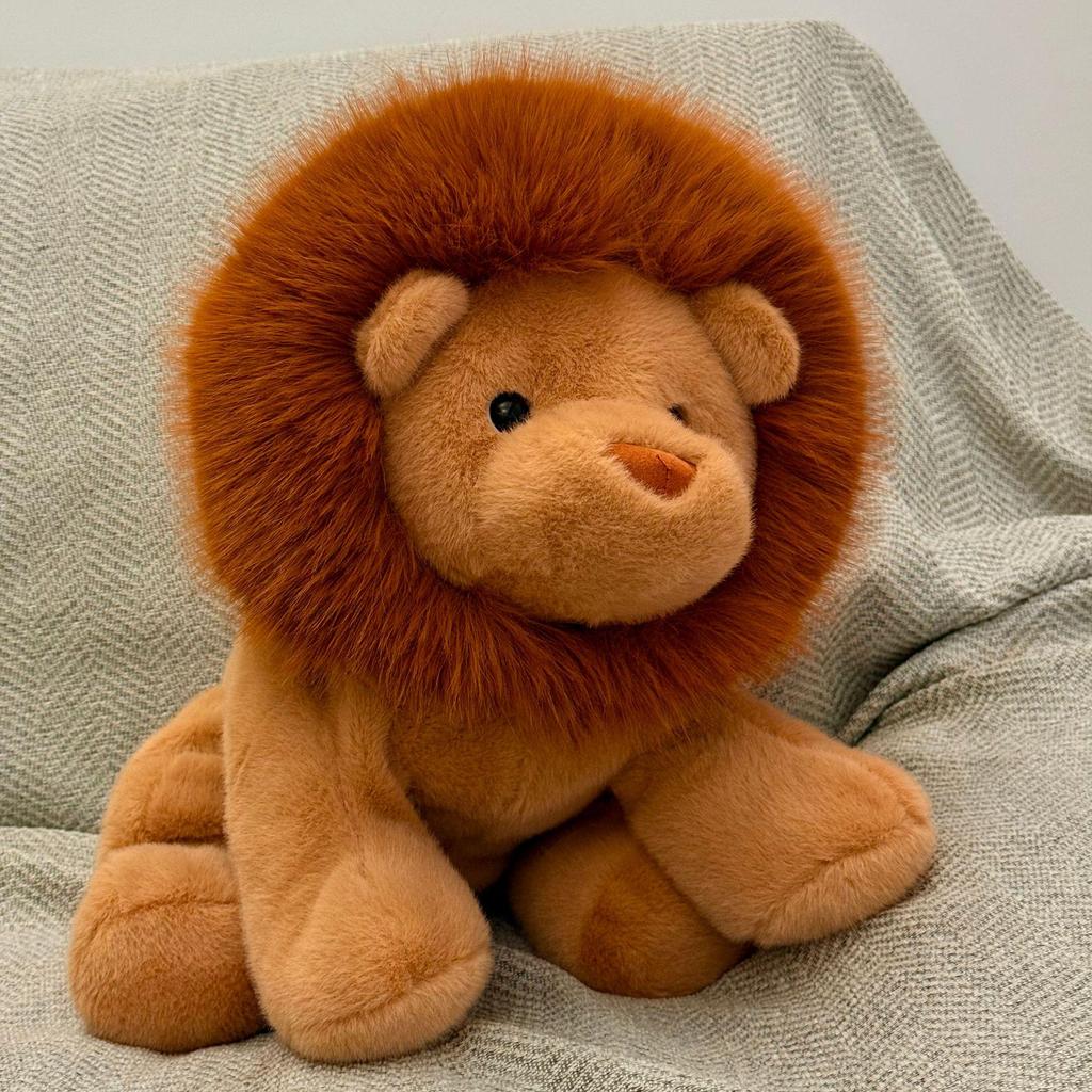 Lion Plush Toy Simulation Doll - Perfect Gift for Boys' Birthdays