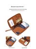 Multifunctional RFID Passport Holder & Travel Wallet with Zipper