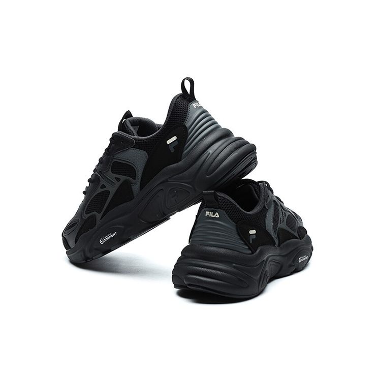 Fila Mars 2 Trendy Comfortable Low-Top Dad Shoes Men Sneaker Black Gray F12M124156FBD