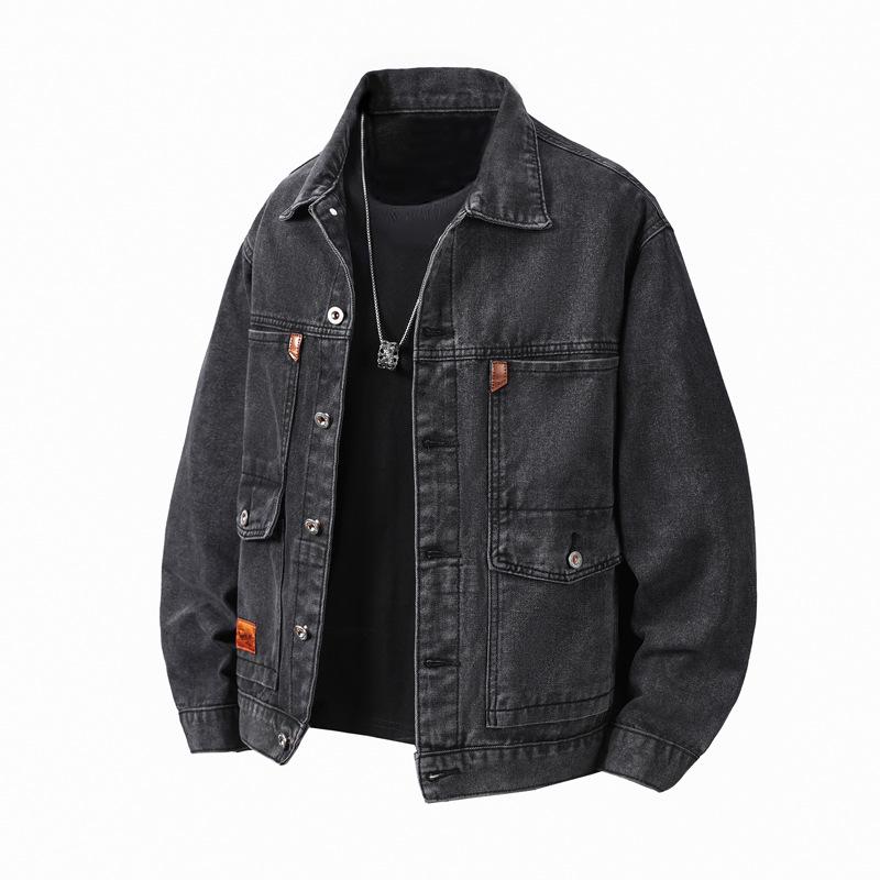 Men's Stylish Retro Denim Jacket 2026 - Trendy Spring & Autumn Outerwear