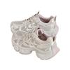 2025 new thick-soled heightening dad shoes women's versatile casual sports shoes breathable mesh shoes fashion