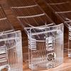 2Pcs Adjustable Heights Double Layer Shoe Rack Transparent Slipper Racks  for Home