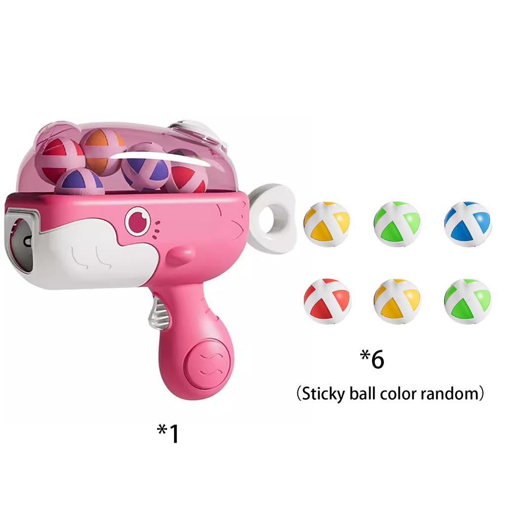 Whale Sticky Ball Gun Indoor And Outdoor Parent Child Interactive Shooting Competition Puzzle Toys For Children