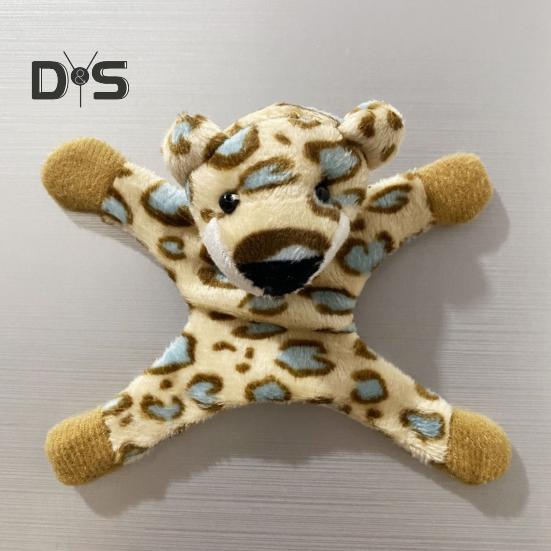 3 Piezas Imán de Nevera de Animales de Peluche Hogar Oficina Cocina Taquilla Nevera Animal de Peluche de Dibujos Animados Muñeco Decoración Magnética Adorno
