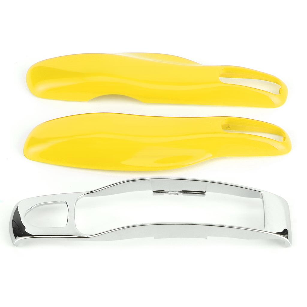 3pcs Remote Key Fob Cover Trim Protective Case Fit for Porsche Macan Cayenne Panamera