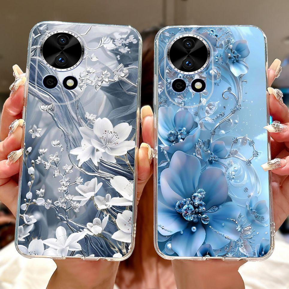 Casing For Huawei Nova 13 12 Phone Case Nova 12i 13i Coque Flower Butterfly Dragon Animals Clear Soft Back Cover Nova13i Shell