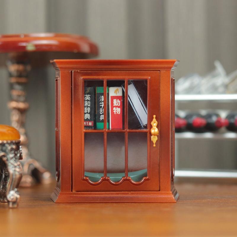 1Pc 1:12 Dollhouse Mini Plastic Cabinet Handcrafted Wall Cabinet Wine Cabinet