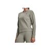 Under Armour Solid Color Crew Neck Long Sleeve Pullover Sweatshirt Women Sweatshirt Green 1379835-504