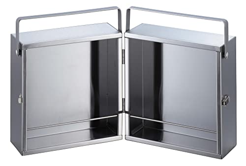 Captain Stag UP-2011 Spice Box, Stainless Steel, Multi-Box, Compact, Framework