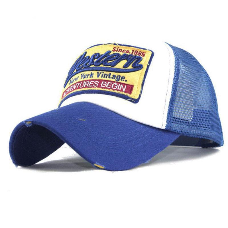 

«Мужская бейсболка с 3D-вышивкой в стиле пэчворк 2022 года» небесно-голубой