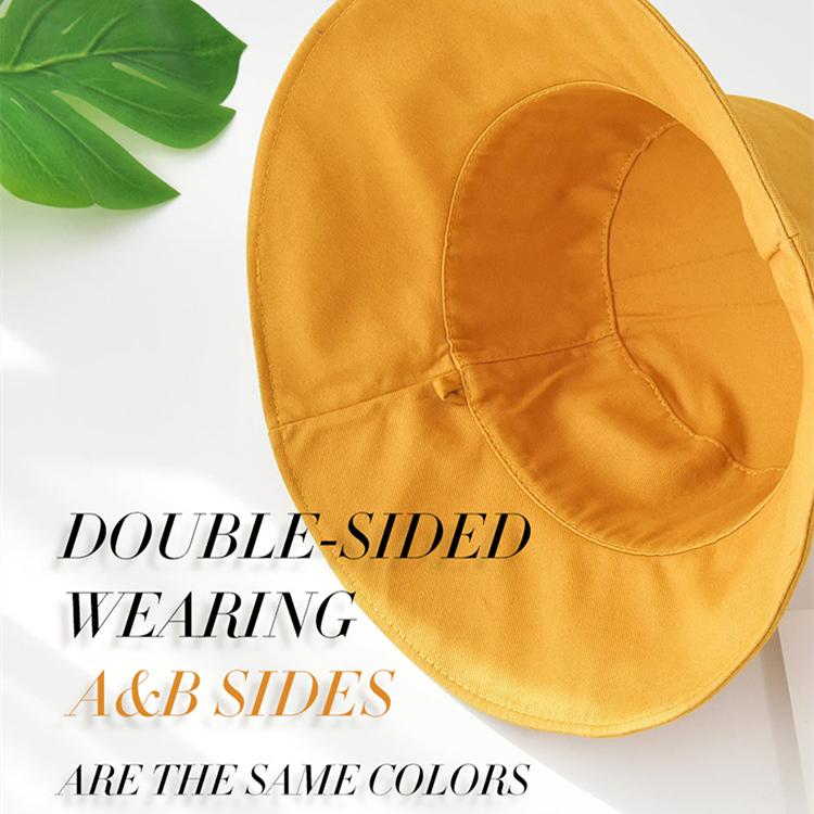 SOMALER Frauen Sommer Eimer Hüte doppelseitige Baumwolle Sonnenhut Strand Kappen Für Frauen Dome Hip Hop Reise Fischer Kappe