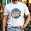 Bullseye Cartoon Bull Target Tshirt Retro Dartboard Mascot Vintage Gift Tee Top