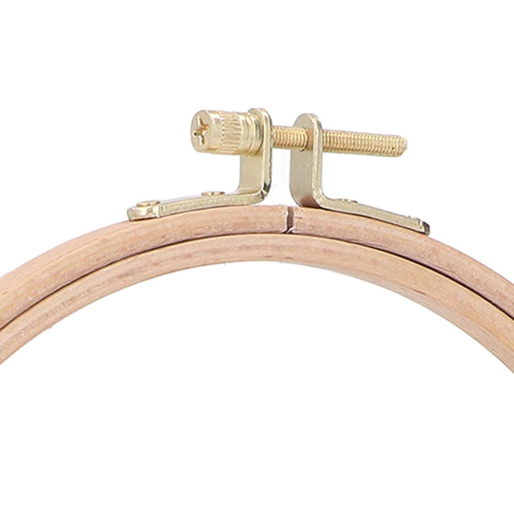 Beech Wood Wood Embroidery Hoop Adjustable Tightness DIY Embroidery Hoop For DIY Sewing