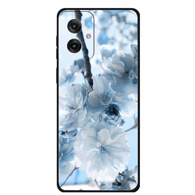 Etui do Motorola Moto G55 5G Luksusowe Miękkie Silikonowe TPU Tylna Osłona Etui na Telefon dla MotoG55 Ochronne Odporne na Wstrząsy Kolorowe Fundas