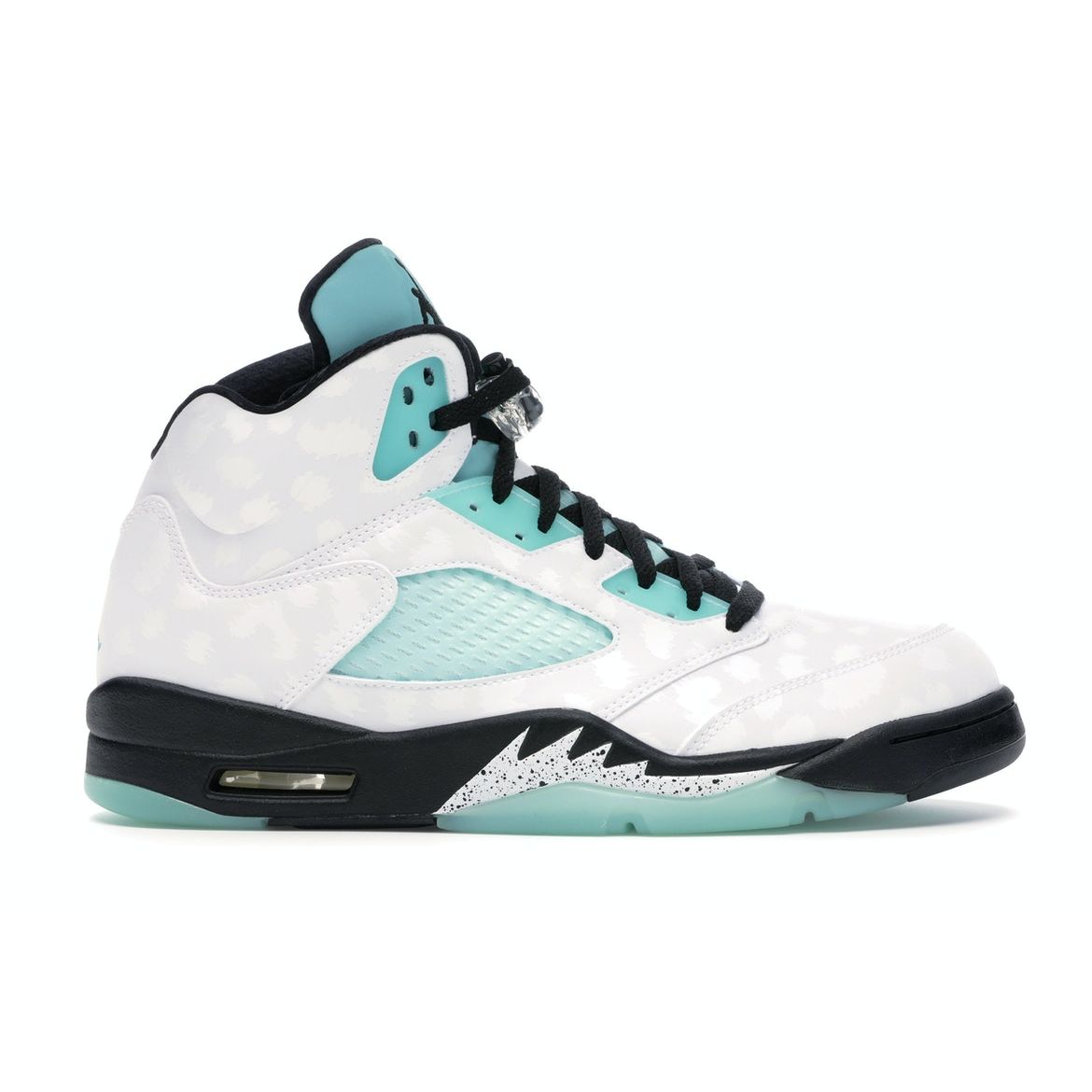 

Кроссовки унисекс Air Jordan 5 Retro Island Green Белые Черные CN2932-100