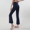 Women's yoga pants, summer hip-lifting, slightly flared, wide-leg sports flared pants, high-waisted slimming yoga fitness leggings