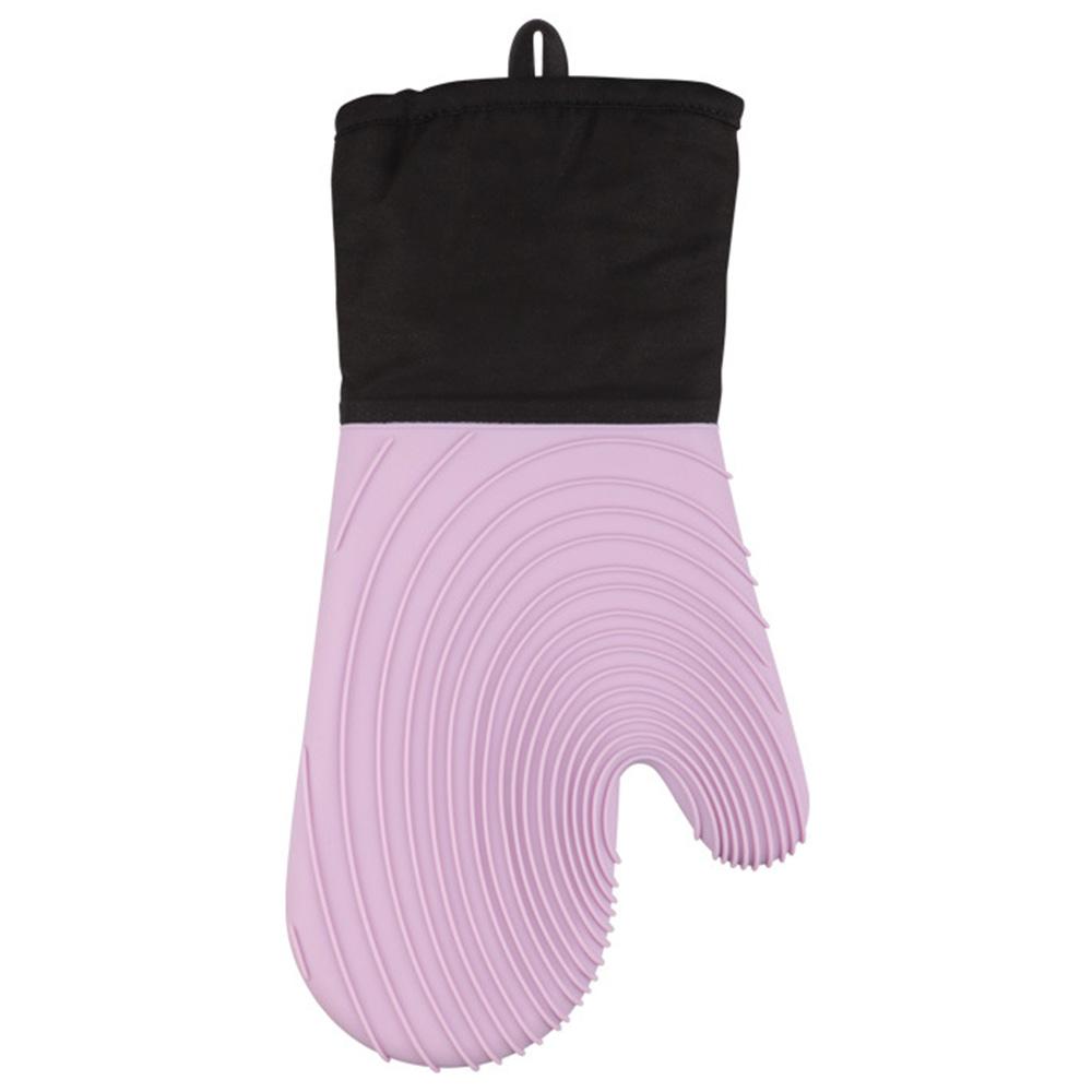 1 Pair Silicone Heat Resistant Baking Gloves Anti-Scald Mitts (BPA Free, FDA Certified) J