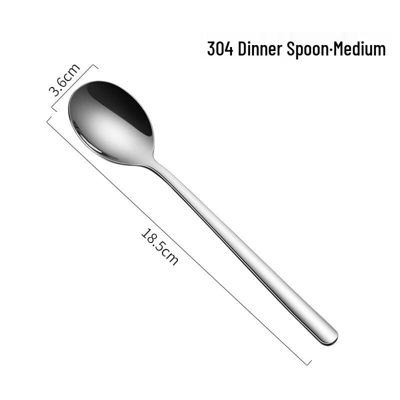 

Korean Style Thickened Antibacterial Stainless Steel Spoon Set
