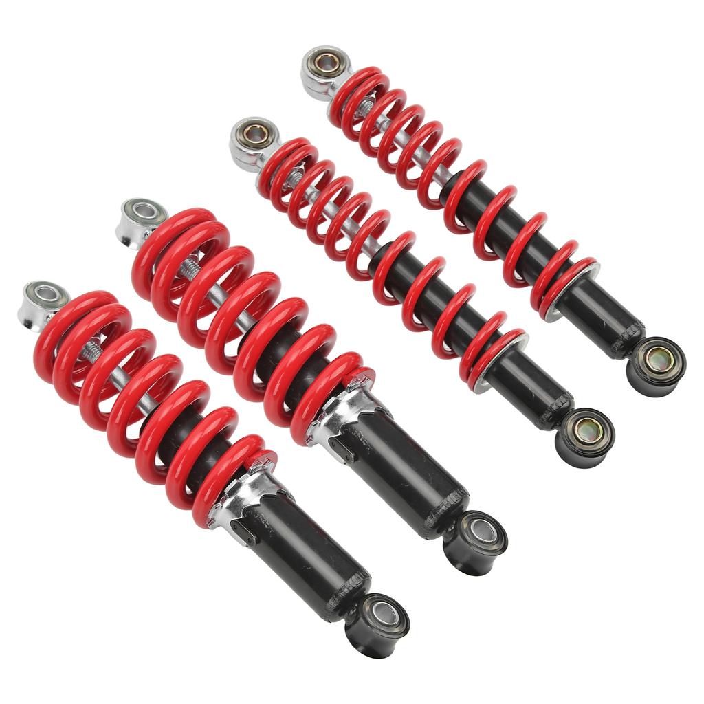 4PCS Front Rear Suspension Shock Absorber 250mm Adjustable for 50cc?125cc Dirt Pit Bike ATV Go Kart