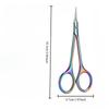 Cuticle Scissors Nail Cuticle Clipper, Stainless Steel Dead Skin Removal Scissor Clipper Manicure Tools