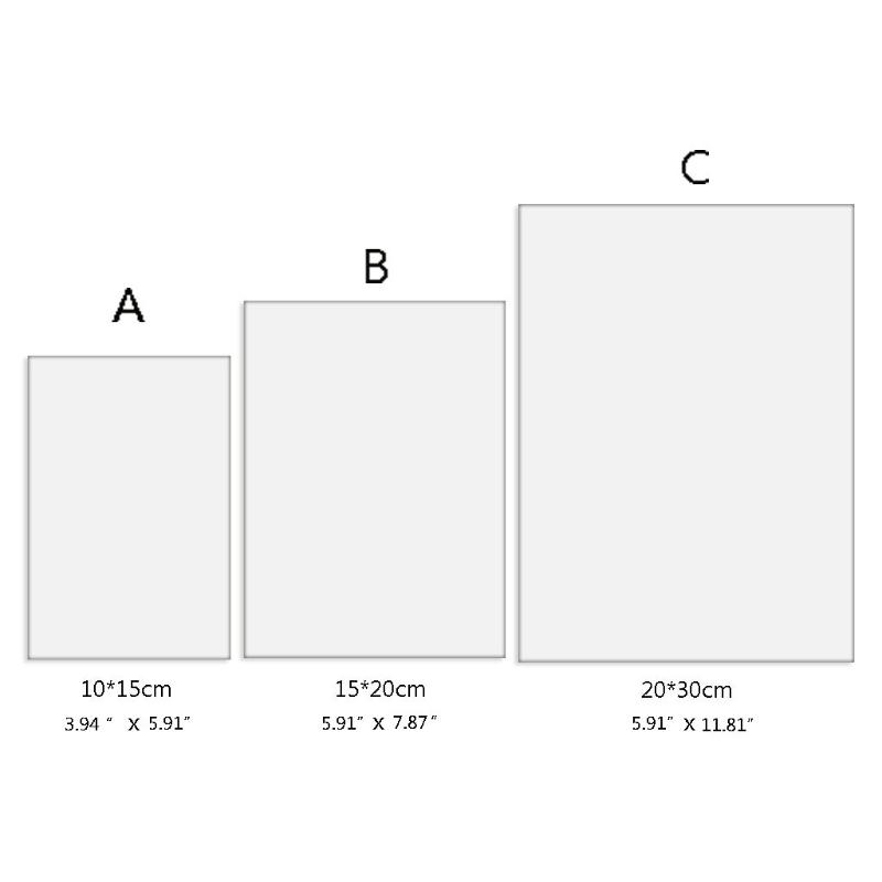 3Pcs Sublimation Blank Plate Aluminum Photo Metal Wall Poster Frame Plate for Thermal Sublimation Printing Photo Sign