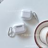 Applicable To Apple Earphone Case AirPods 1 Earphone Cover Pro1 Apple 11th Generation Protective Cover 1st Generation Transparent Soft Case 1st Gener