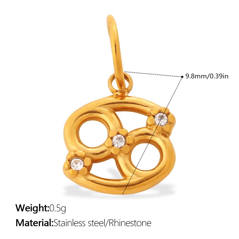 Luxury Zodiac Diamond Necklace Pendant – High-End Elegance In European & American Niche Design